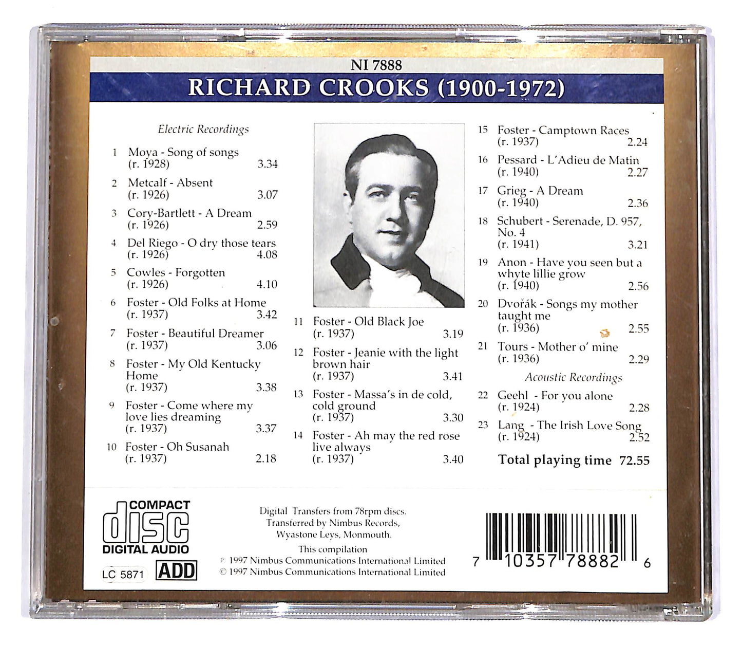 EBOND Richard Crooks - In Songs And Ballads CD CD062860