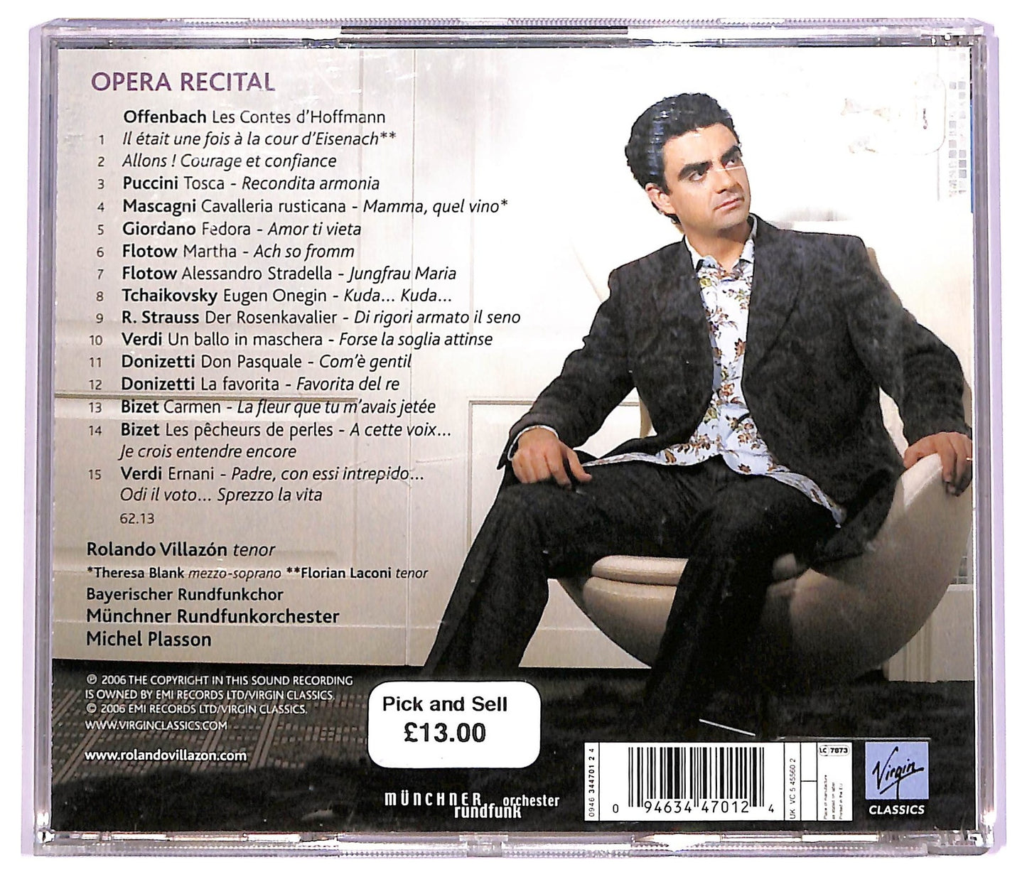 EBOND Rolando Villazon - Opera Recital CD CD063237