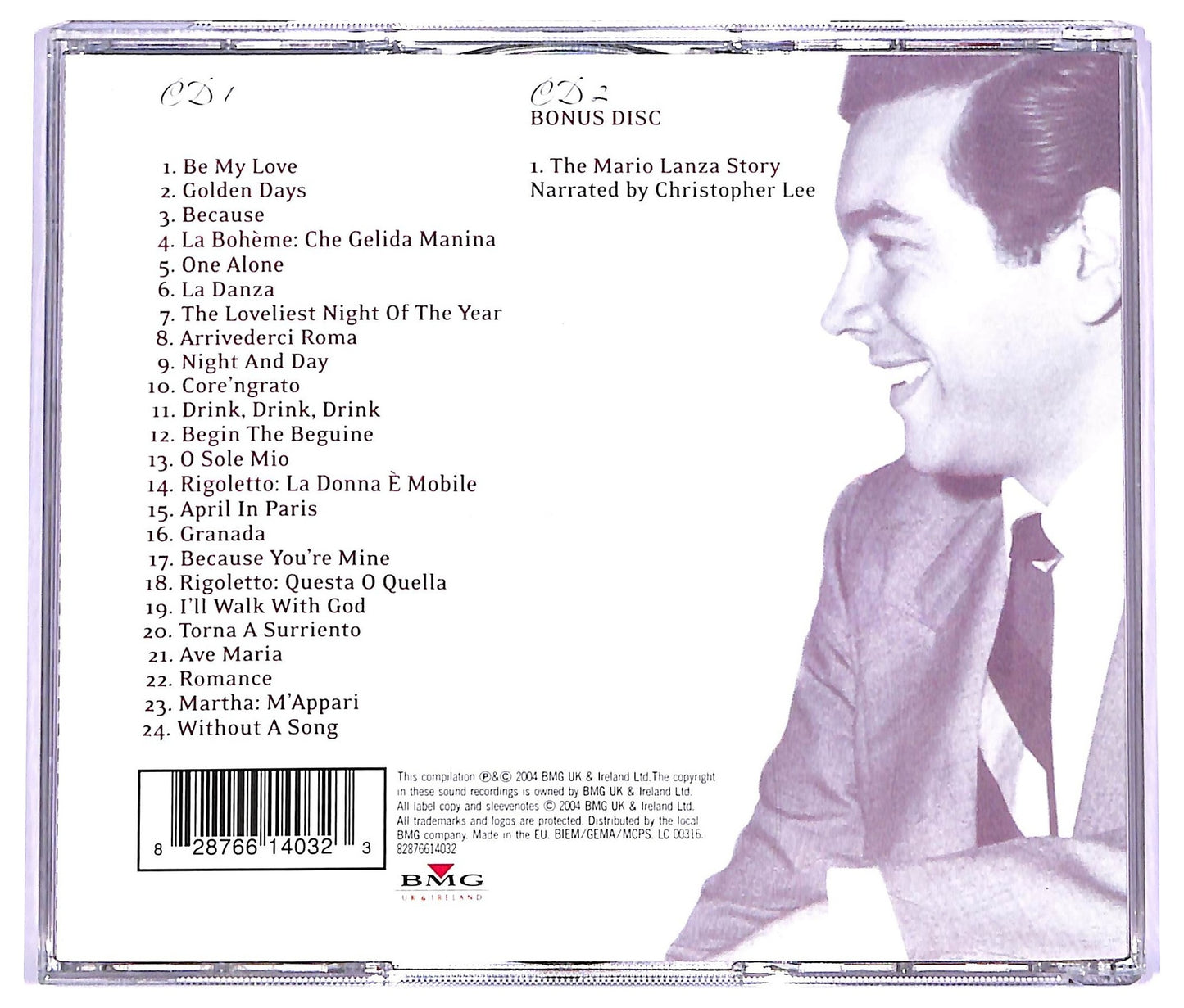 EBOND Mario Lanza - The Definitive Collection COMPILATION JEWEL CASE CD CD063315