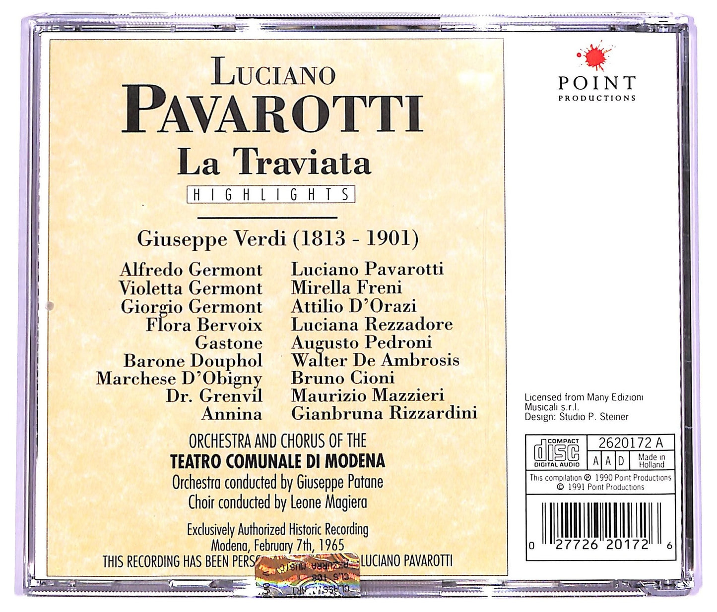 EBOND Luciano Pavarotti - La Traviata Highlights CD CD063358