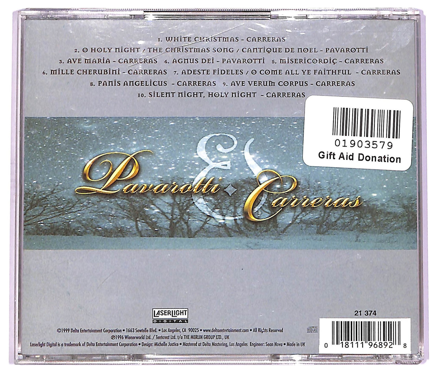 EBOND Pavarotti & Carreras - Christmas With Pavarotti & Carreras CD CD063509