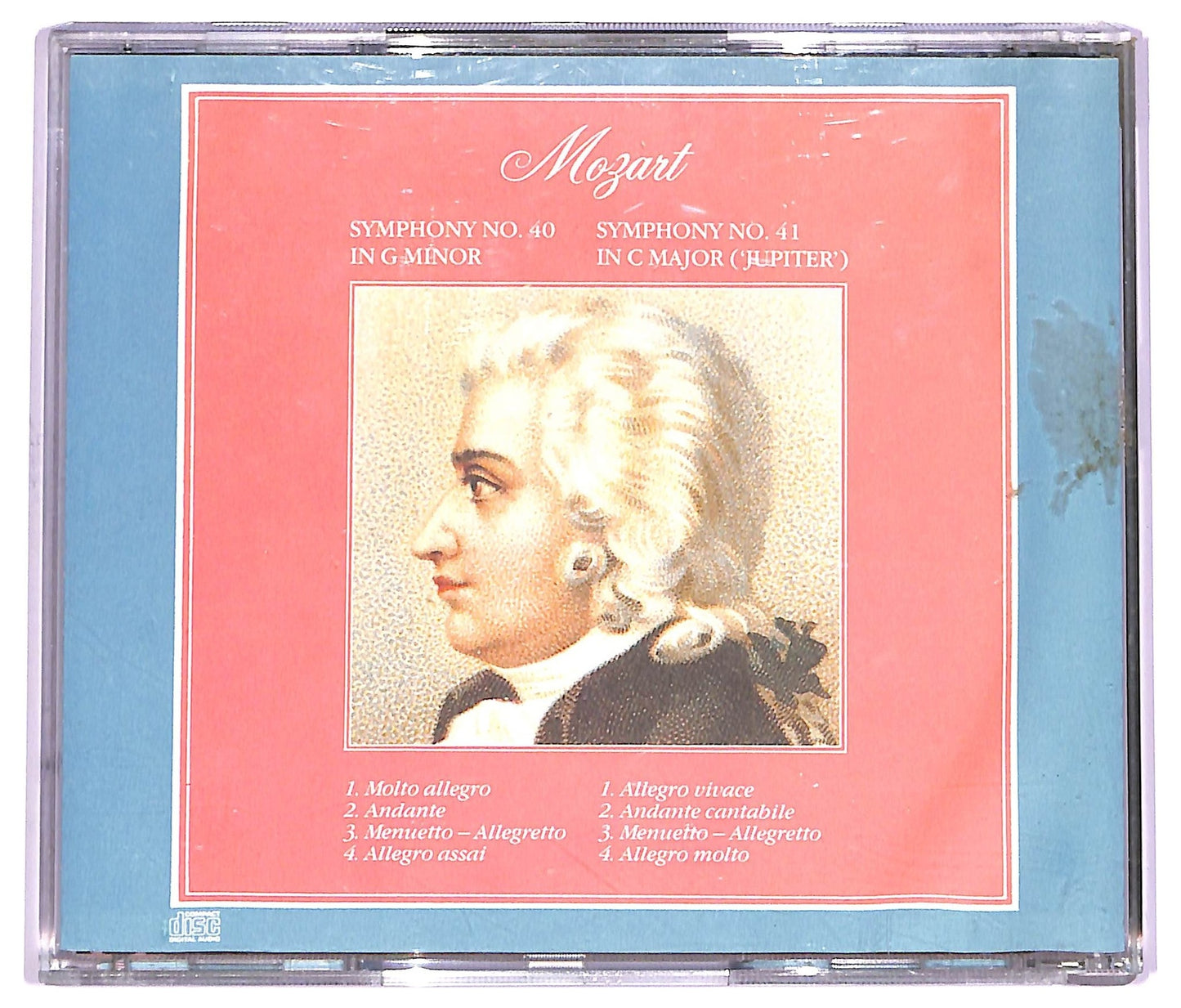 EBOND Mozart - Symphony No.40 In G Minor EDITORIALE CD CD063513