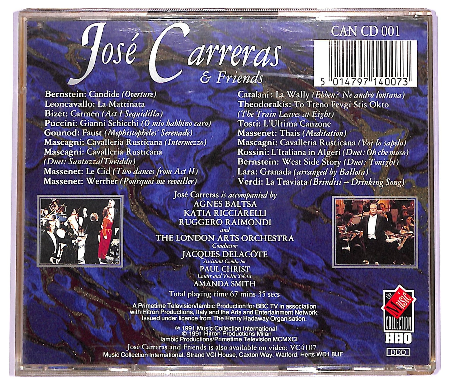 EBOND Jose Carreras And Friends - Sing Popular Songs CD CD063518