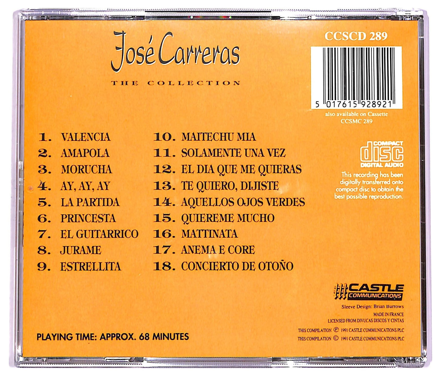 EBOND Jose Carreras - the Collection CD CD063521