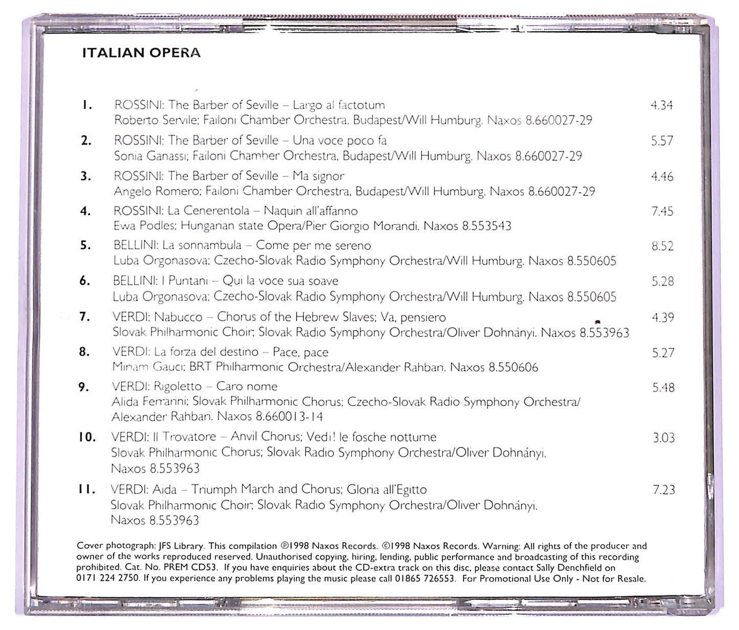 EBOND Various - Italian Opera CD CD063532