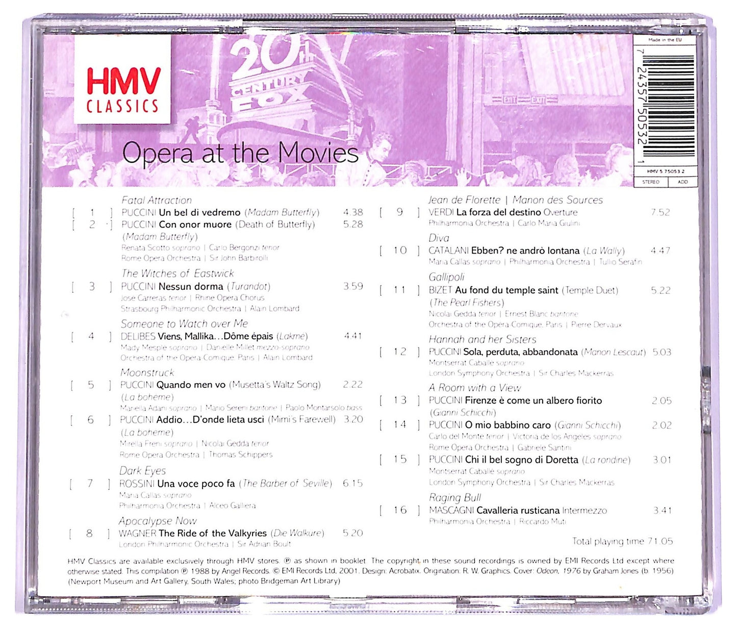 EBOND Various - Opera at the Movies CD CD063533