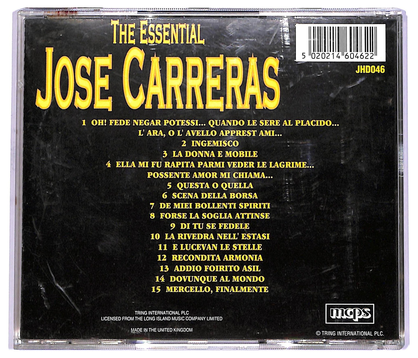 EBOND Jose Carreras - The Essential CD CD063613