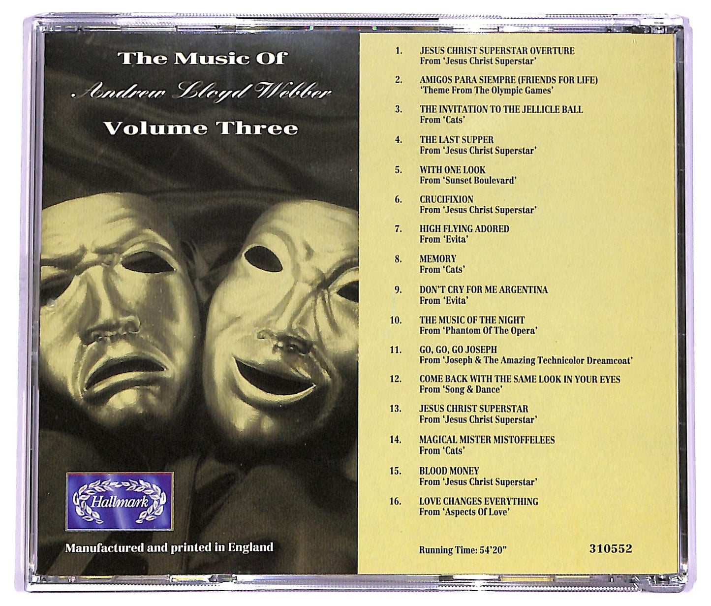 EBOND Webber - The Music Of Andrew Lloyd Webber vol. three CD CD063630
