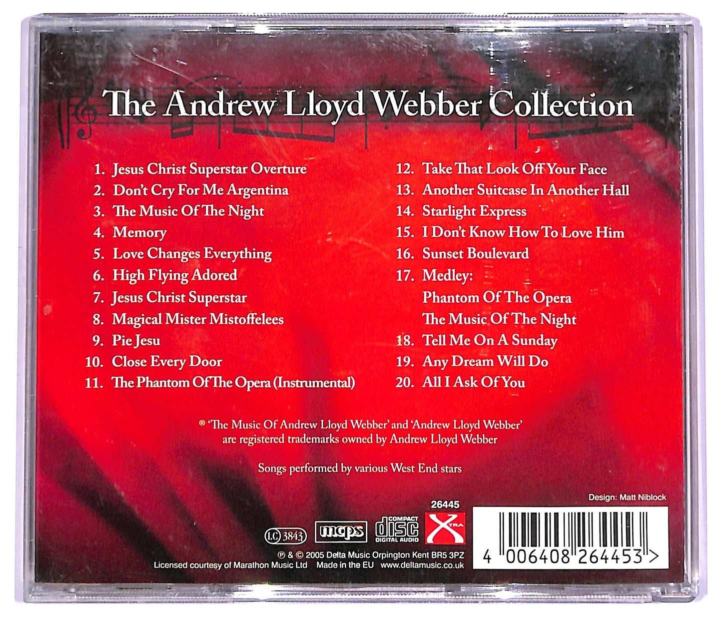 EBOND Various - The Andrew Lloyd Webber Collection CD CD063634