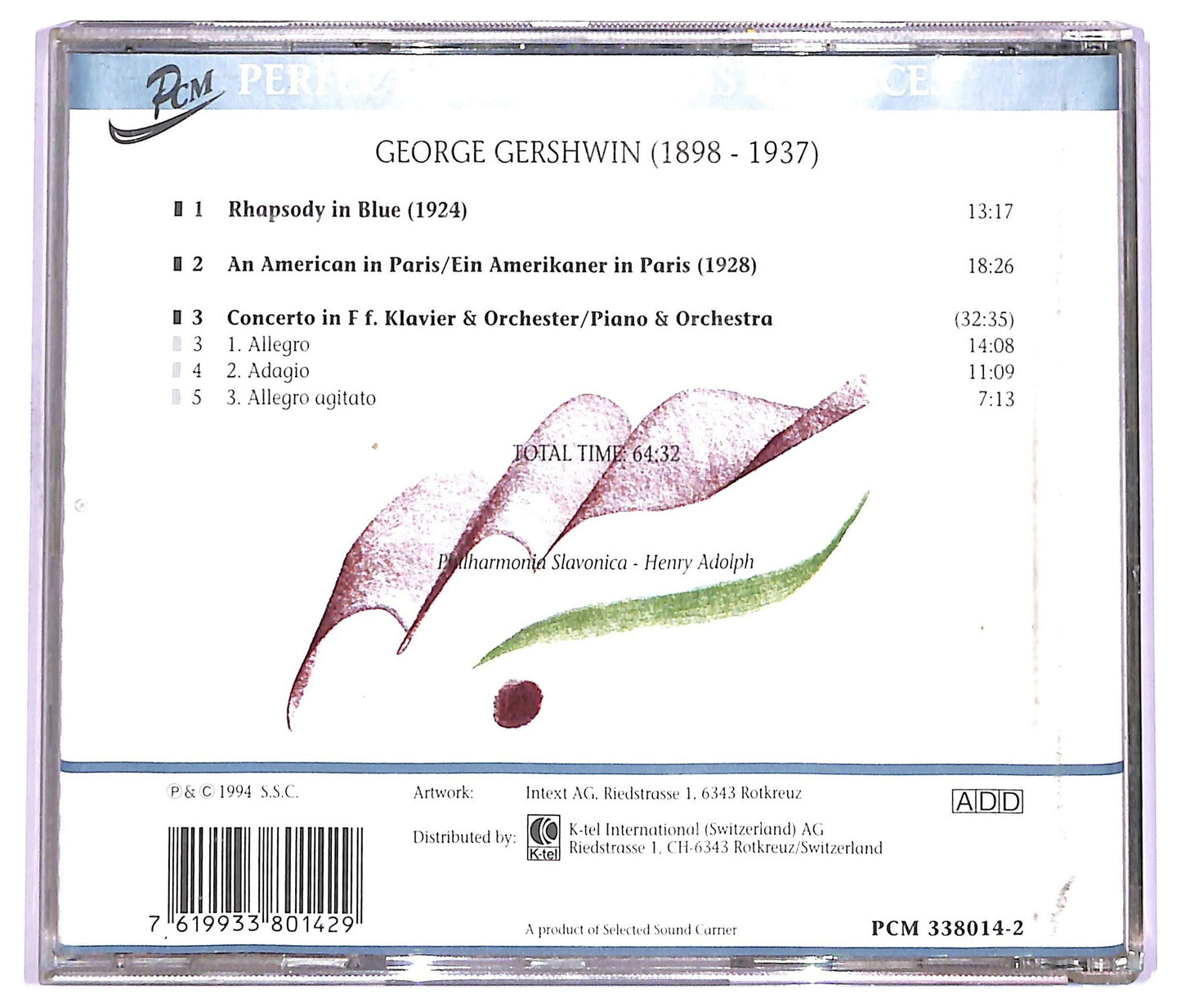 EBOND George Gershwin - Rhapsody In Blue - An American In Paris CD CD063661