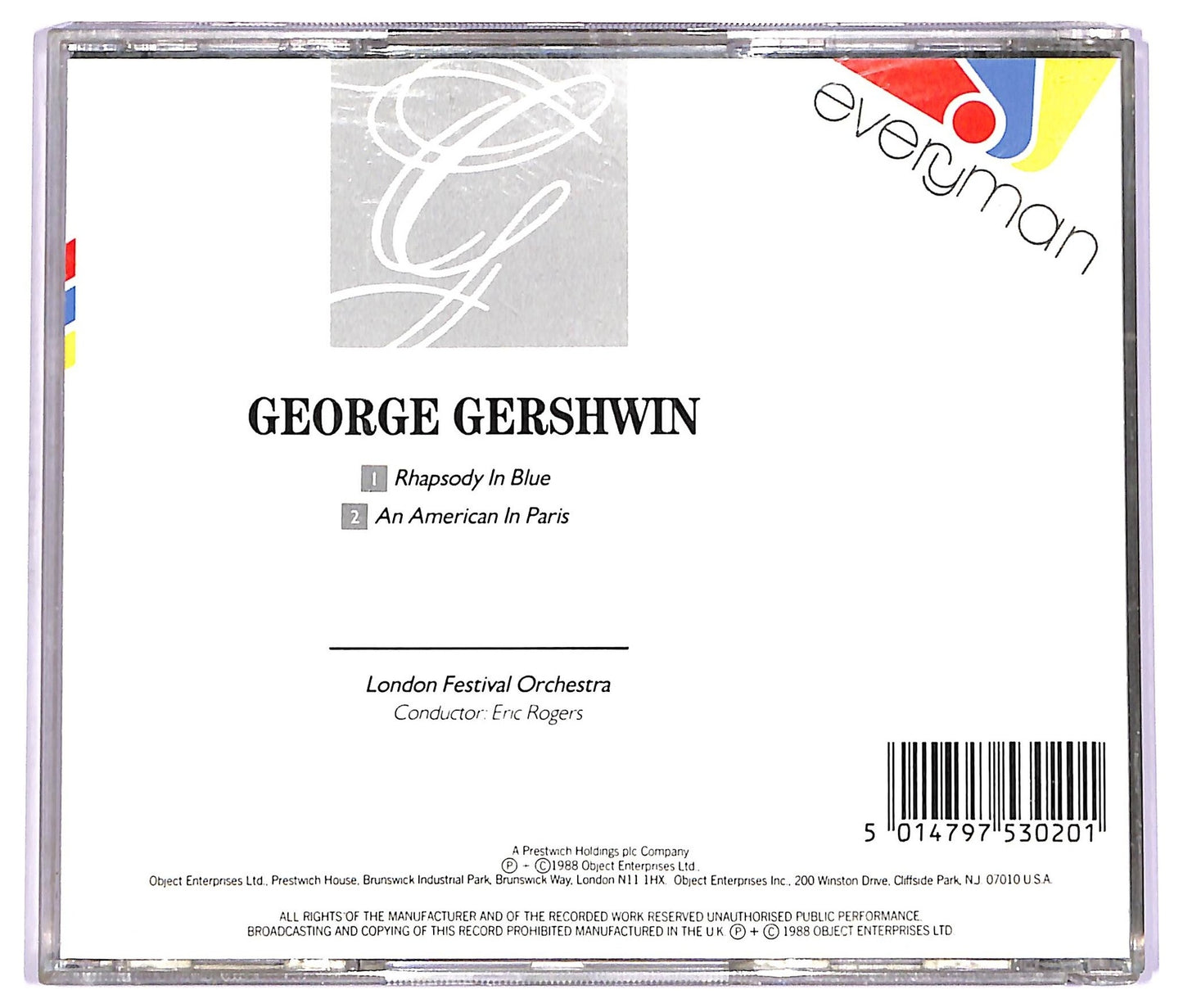 EBOND George Gershwin - Rhapsody In Blue CD CD063707