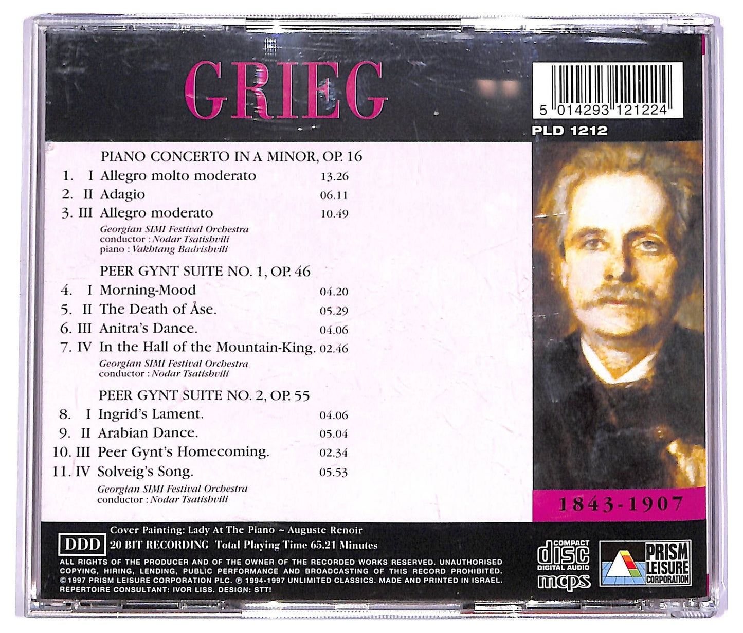 EBOND Grieg - Piano Concerto & Peer Gynt Suites CD CD063716