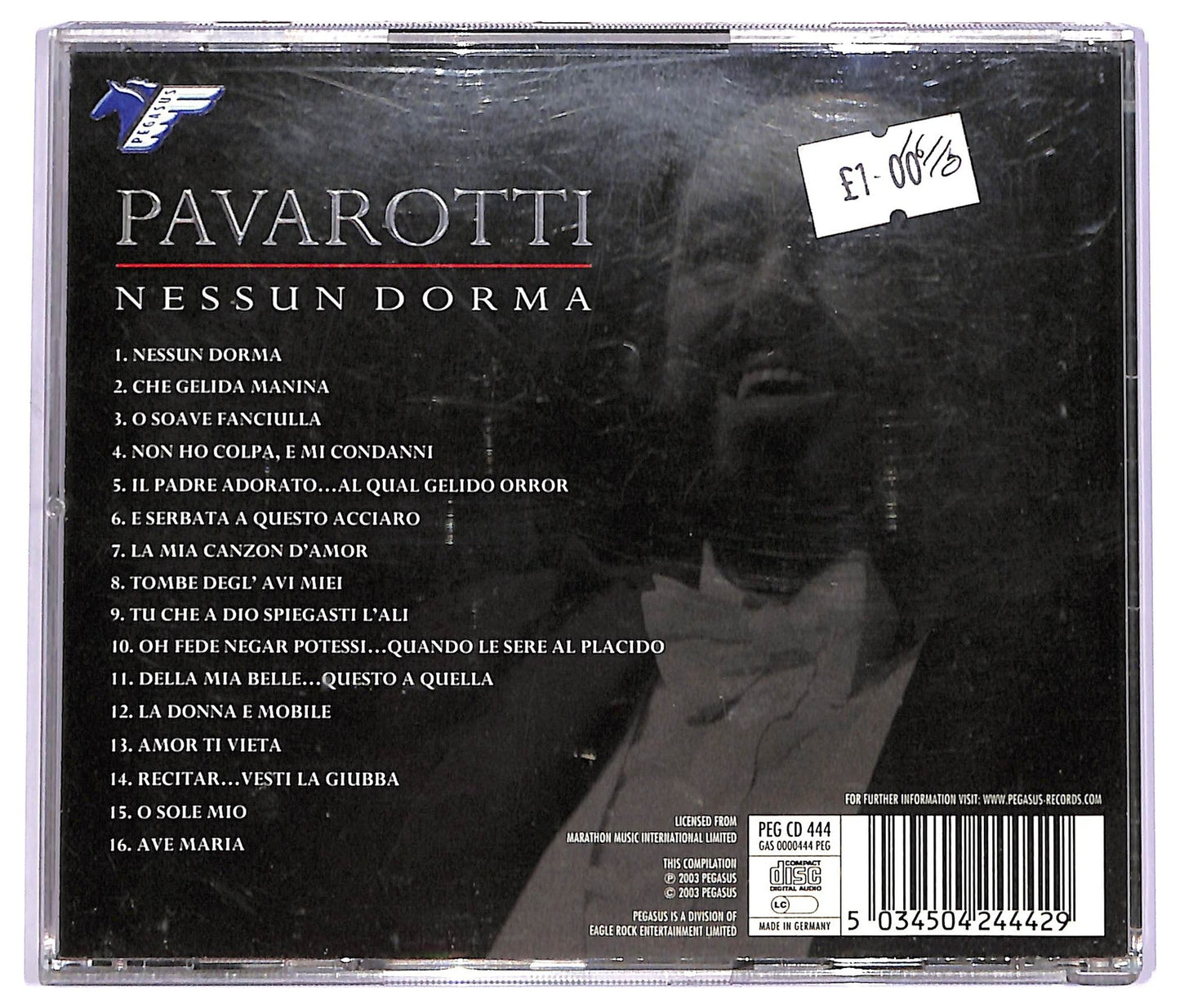 EBOND Pavarotti - Nessun Dorma CD CD063721