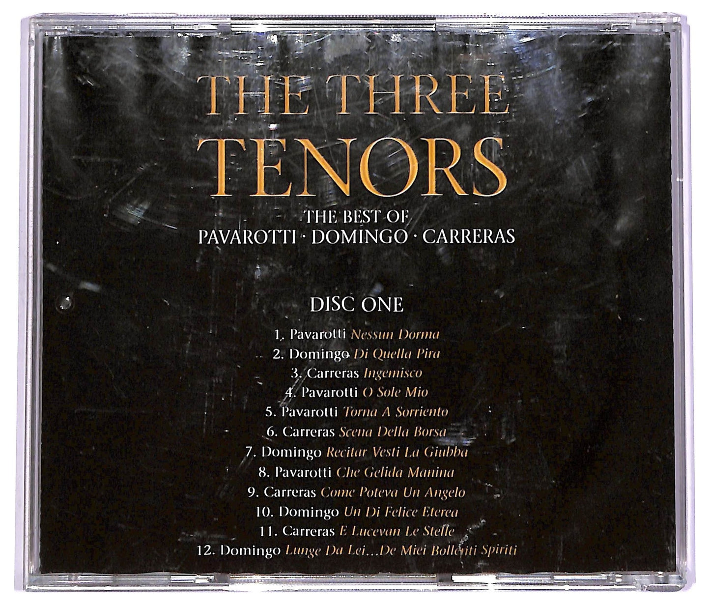 EBOND The Three Tenors - The Best Of Pavarotti Domingo Carreras disco 1 CD CD063723