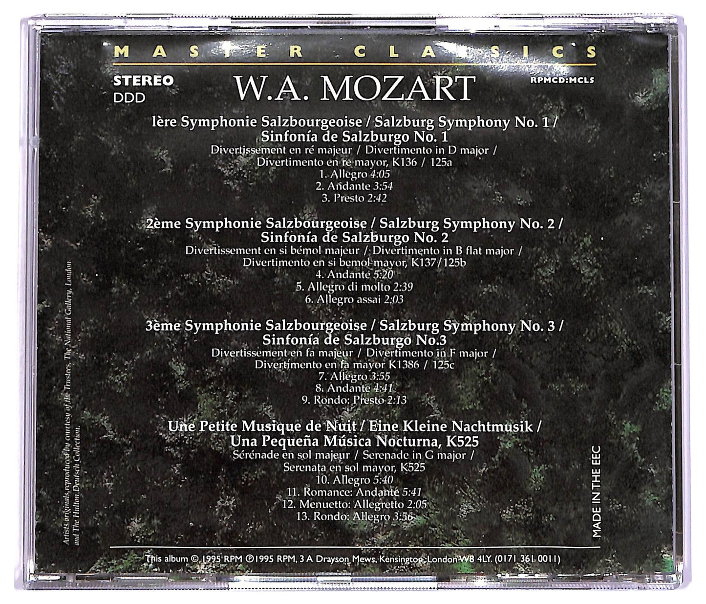 EBOND Mozart- master classics CD CD063729