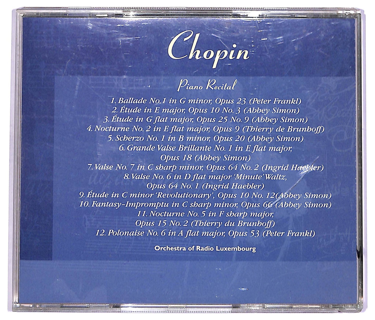 EBOND Chopin - Piano Recital - The Great Composer CD CD063739