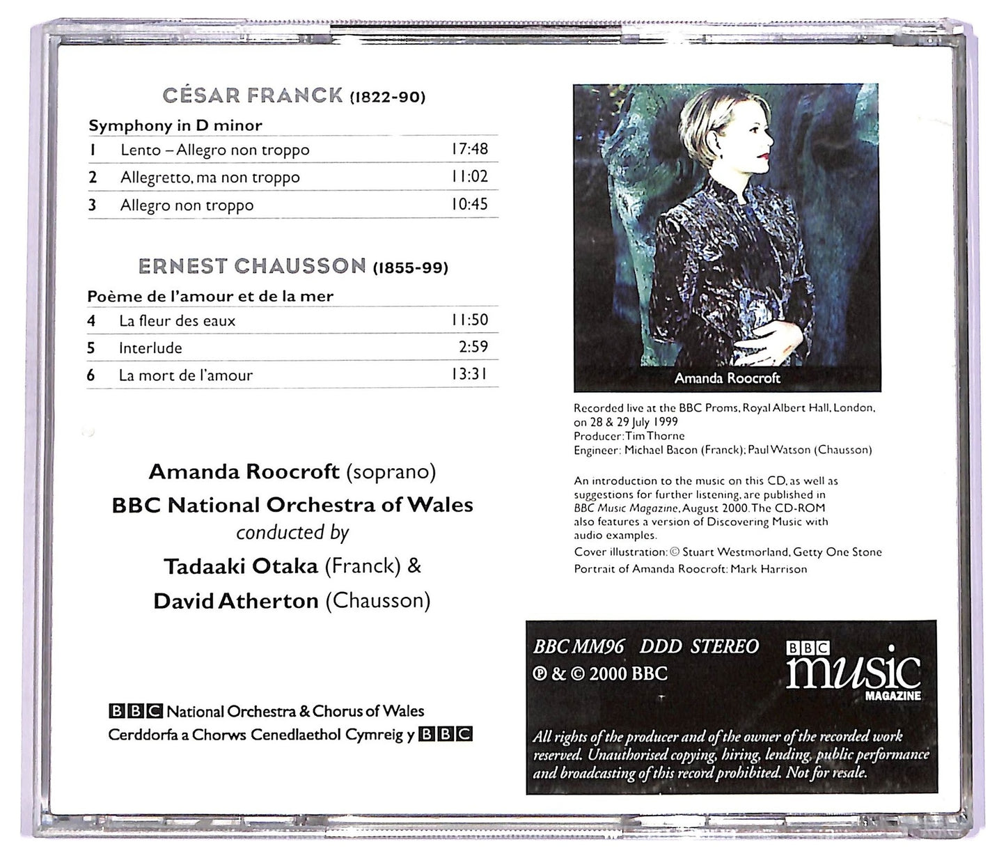 EBOND Chausson - Poeme De L'amour Et De La Mer CD CD063746