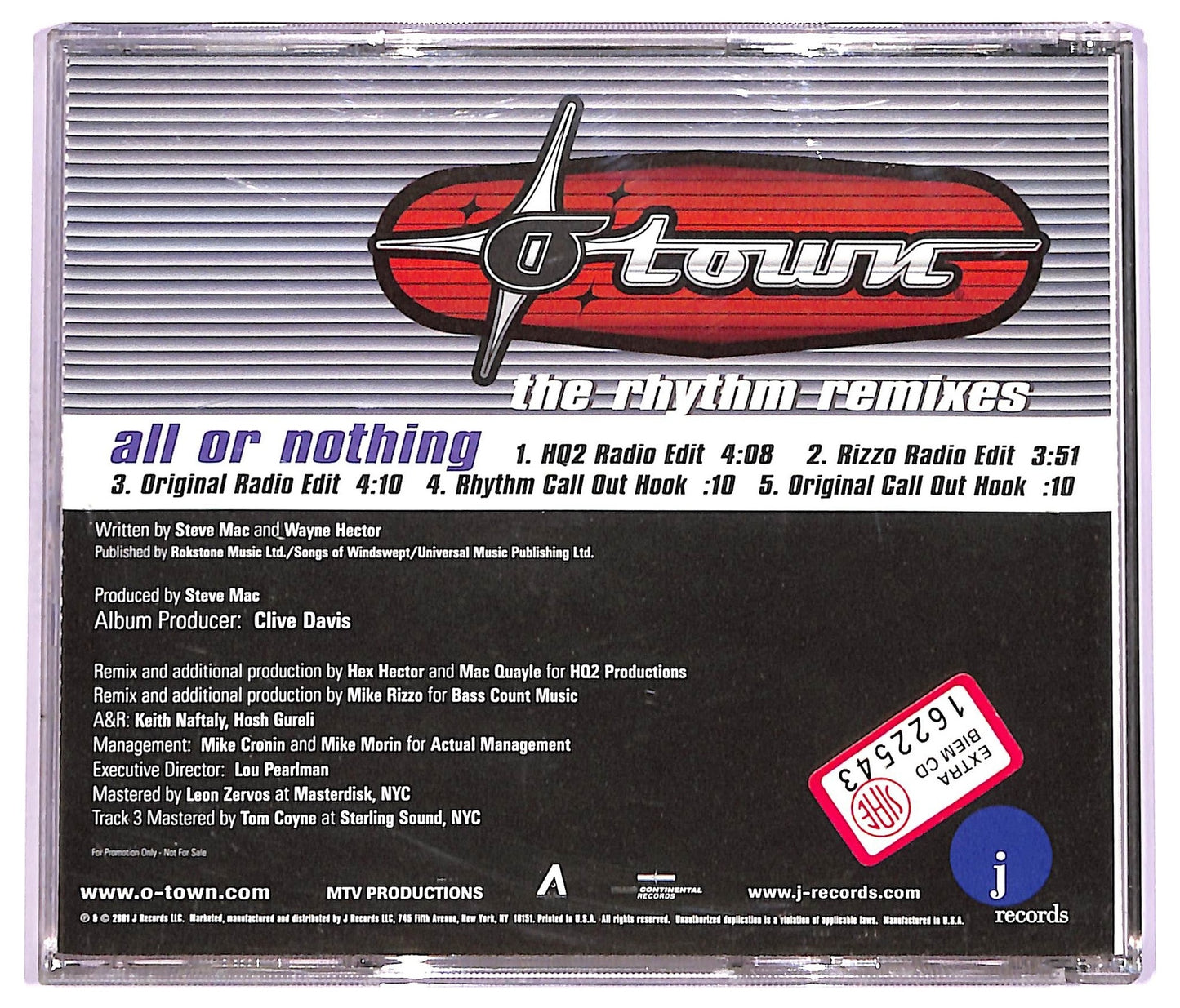 EBOND O-Town - All Or Nothing CD CD063747