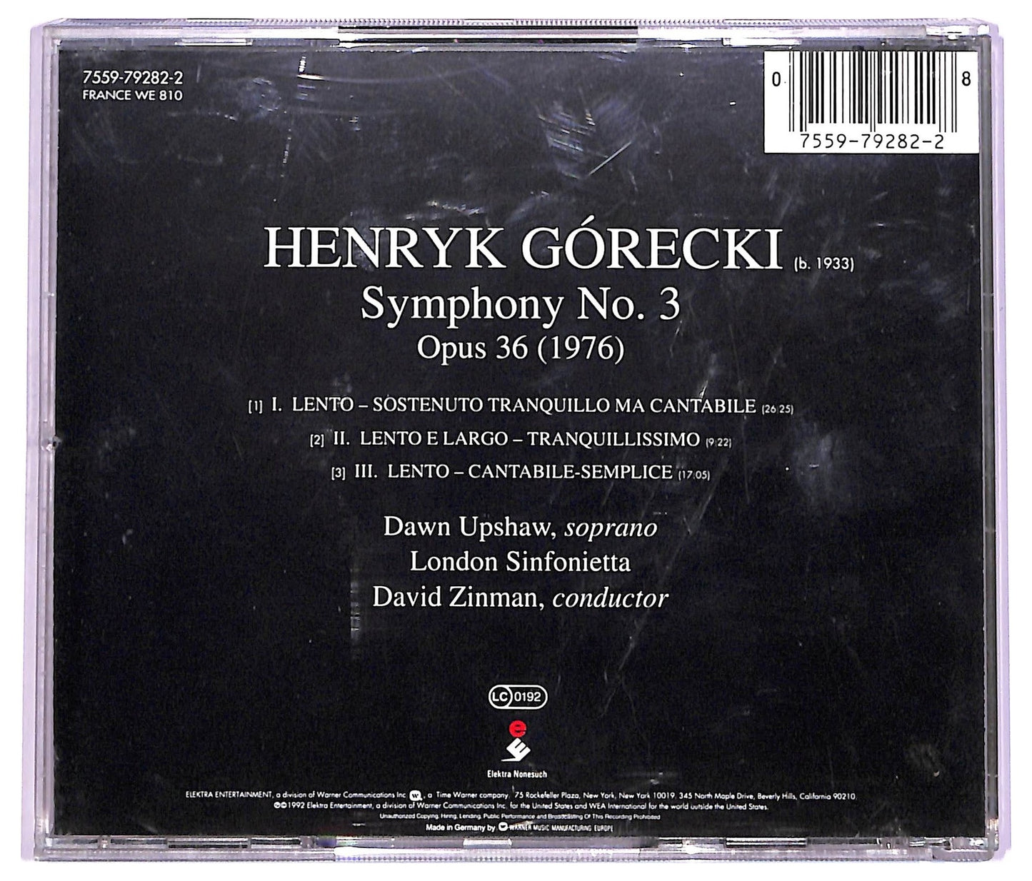 EBOND Henryk Gorecki - Symphony No. 3 CD CD063807