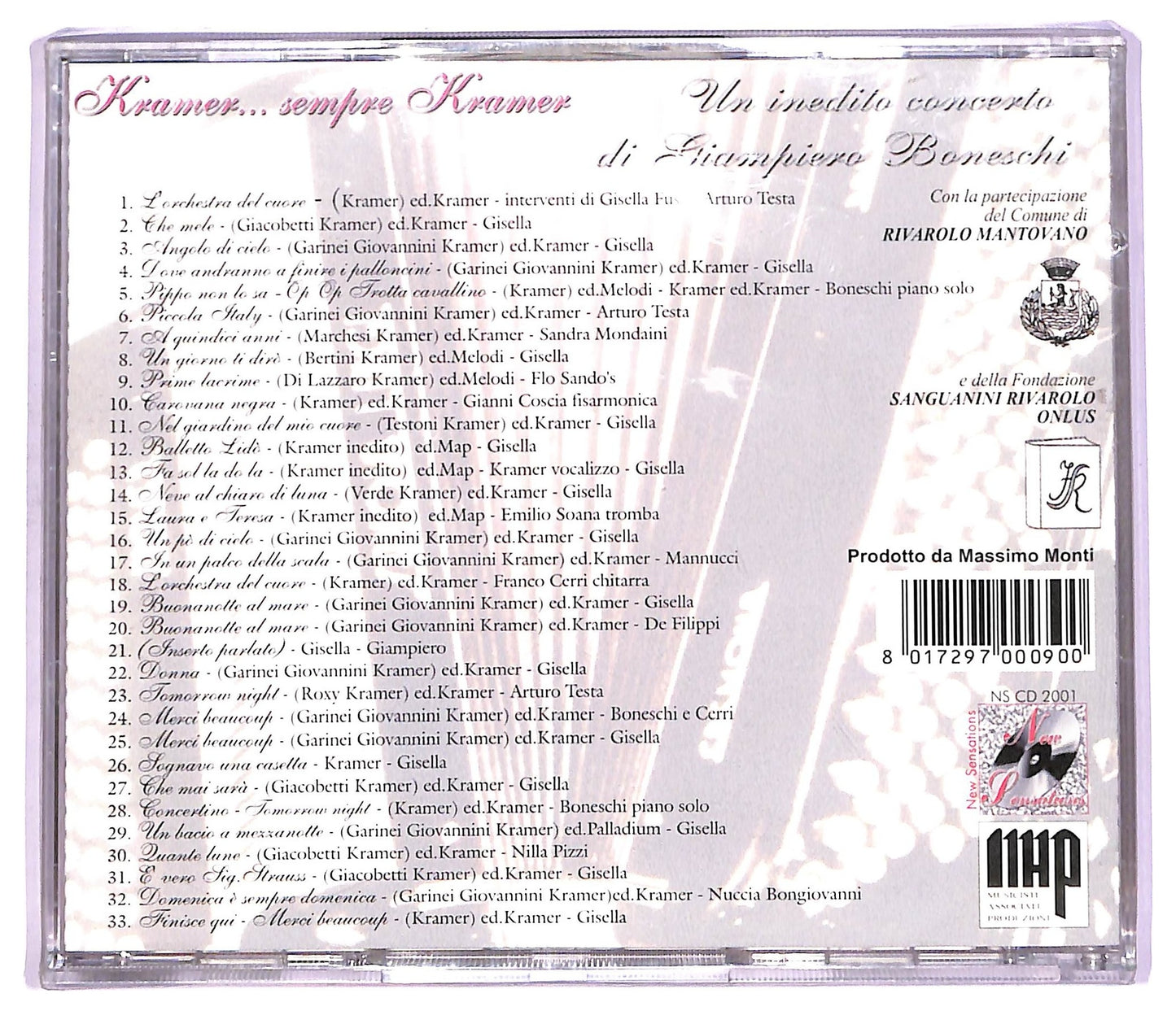 EBOND Giampiero Boneschi - Kramer... Sempre Kramer CD CD063809