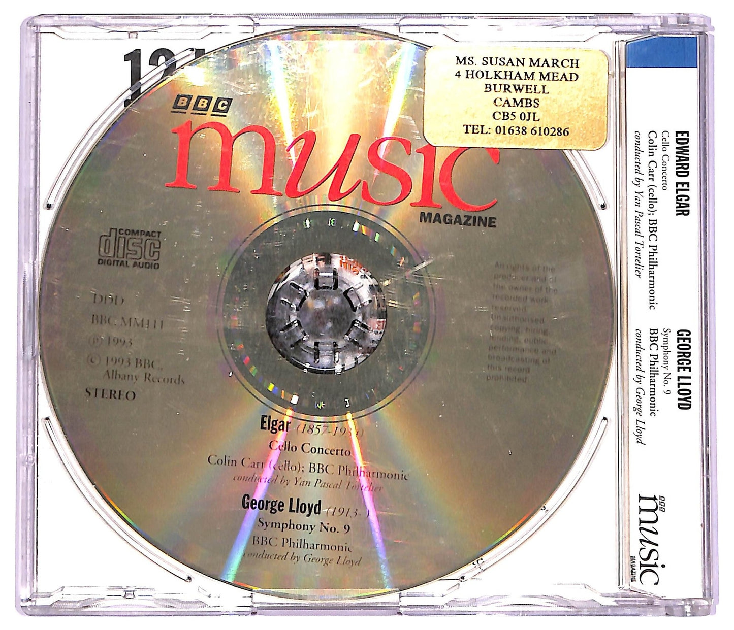 EBOND Edward Elgar - Cello Concerto BBCMusic volume I EDITORIALE CD CD063835