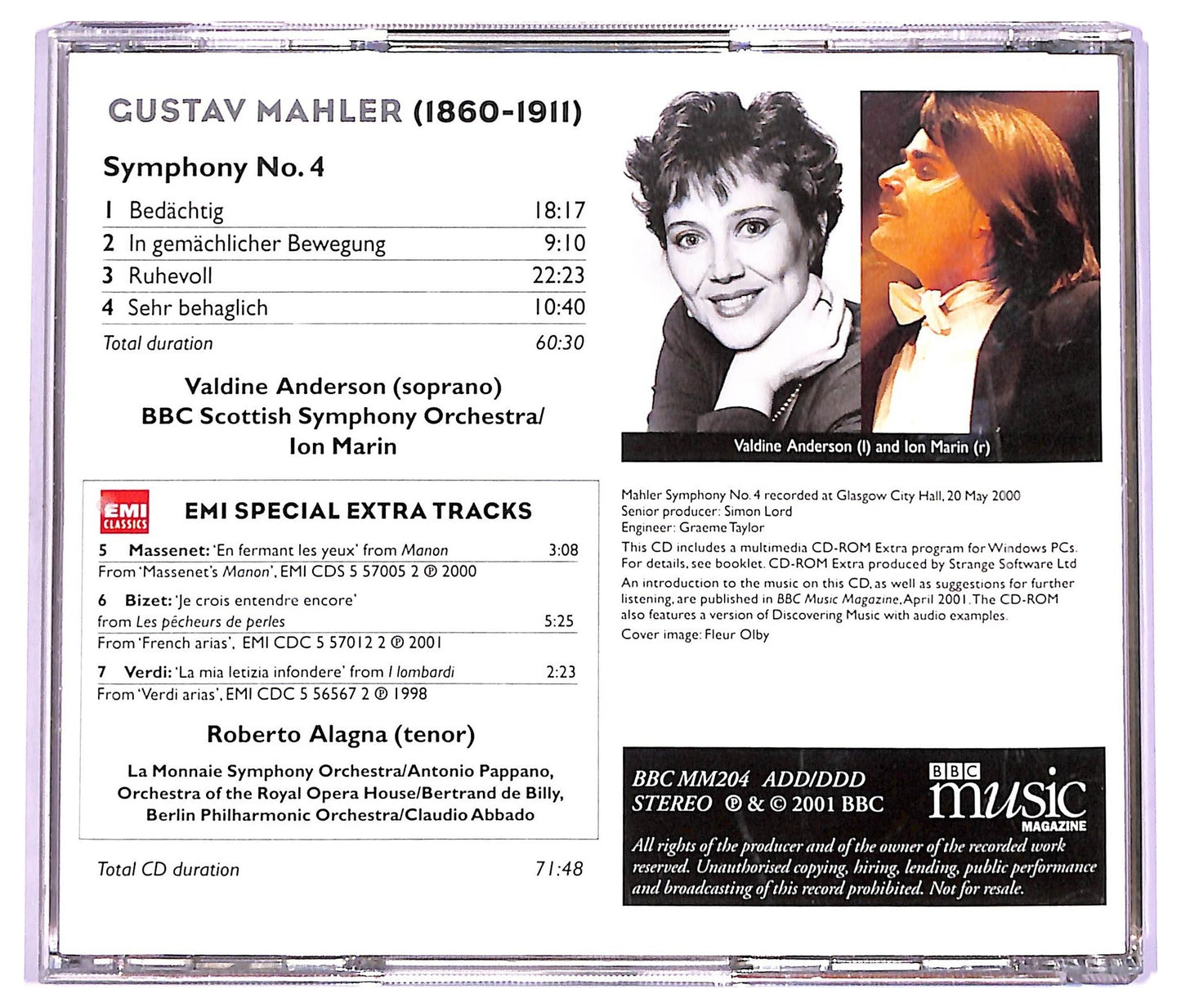 EBOND Mahler - Symphony No. 4 CD CD063841