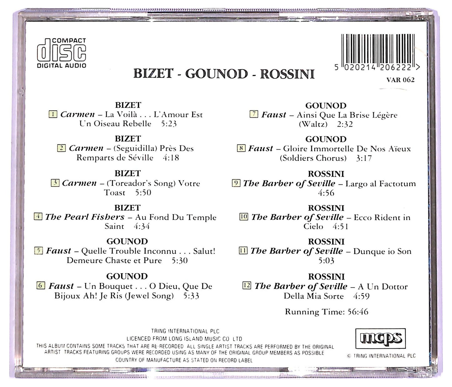 EBOND Various - Opera Favourite Highlights CD CD063857