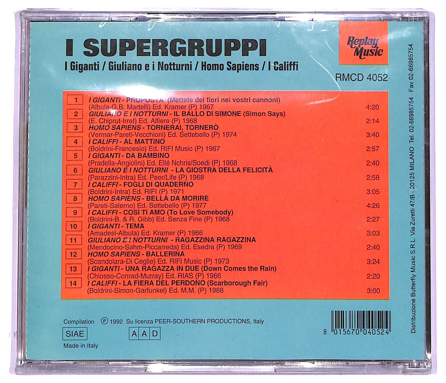 EBOND Various - I Supergruppi volume 1 CD CD064024
