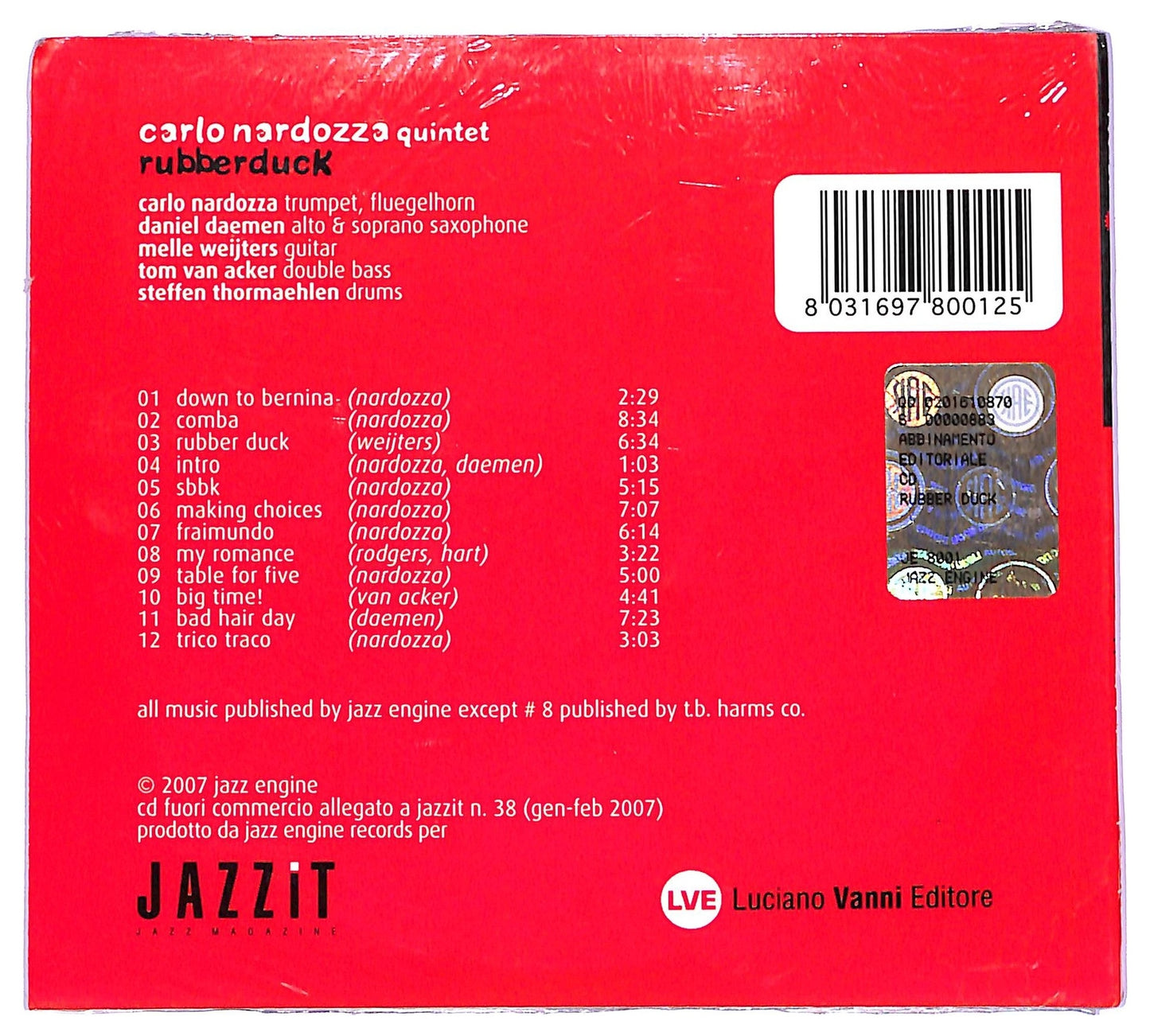 EBOND Carlo Nardozza - Rubber Duck CD CD064121