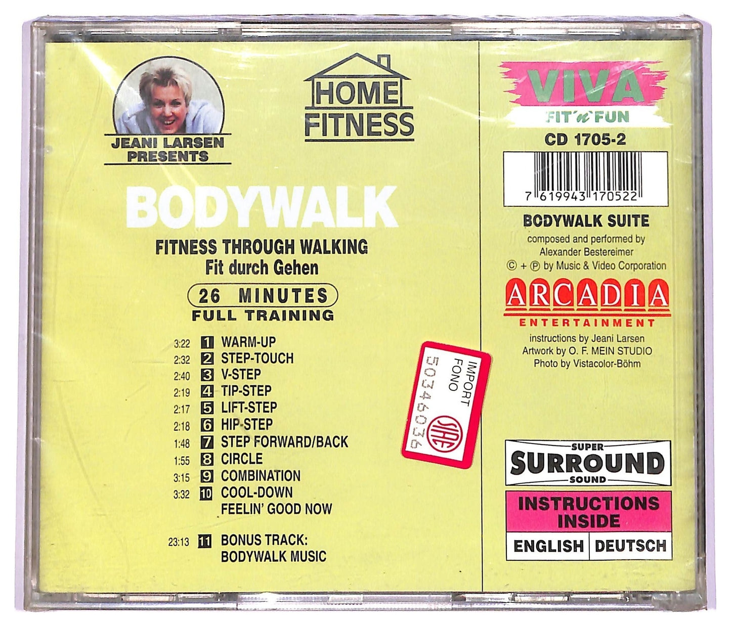 EBOND Various - viva fit in fun Bodywalk CD CD064133