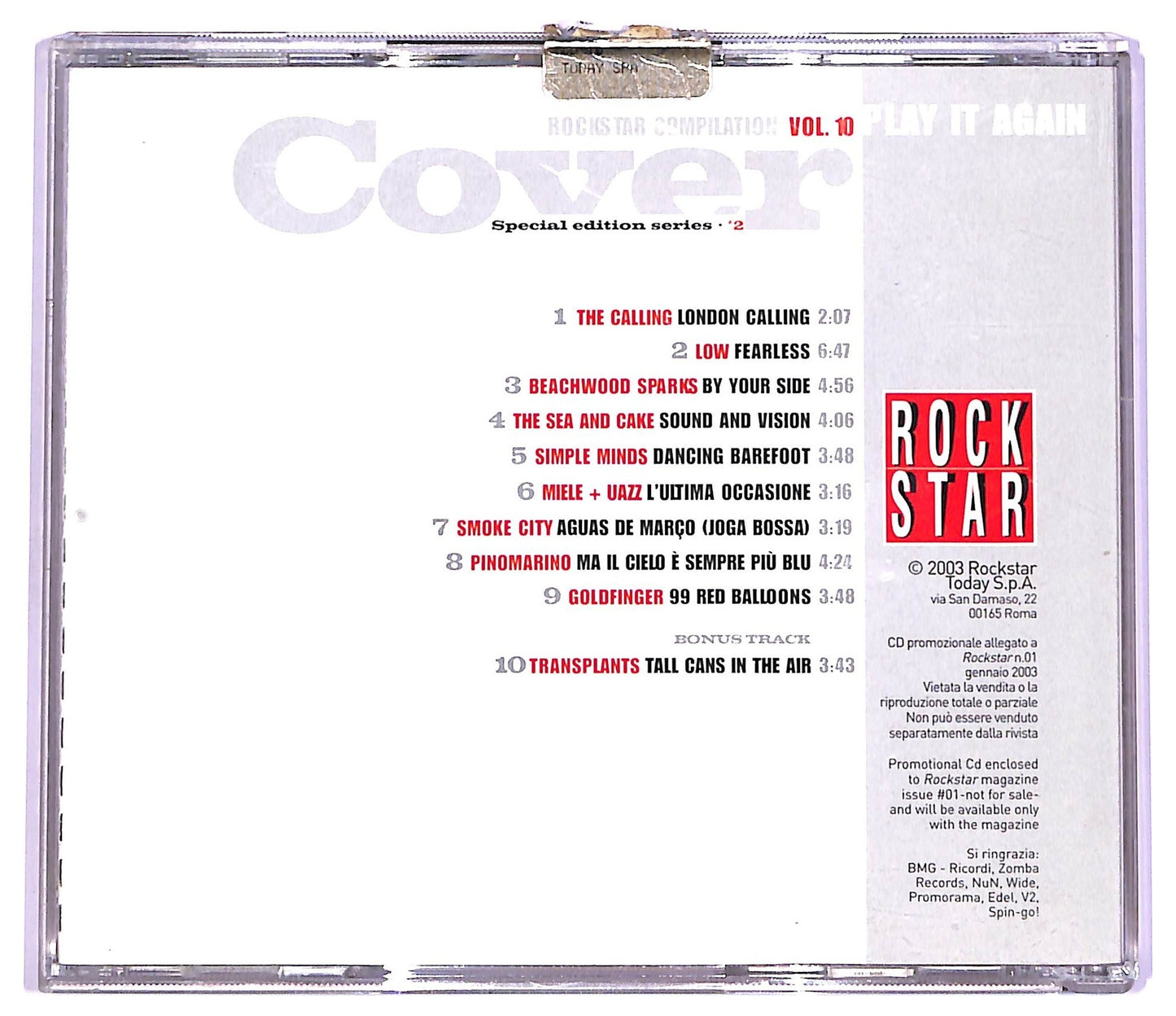 EBOND Rockstar Compilation Special edition Series 2 vol.10 CD CD064165