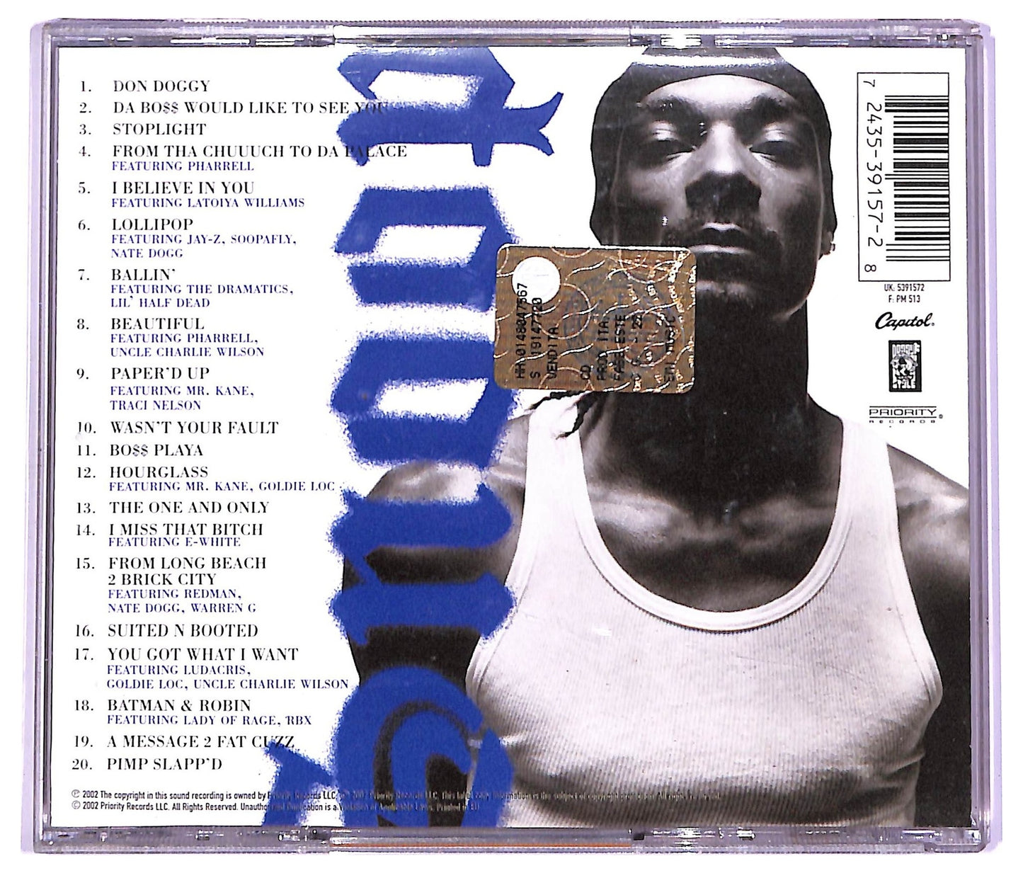 EBOND Snoop Dogg - Paid Tha Cost To Be Da Bo$$ CD CD064166