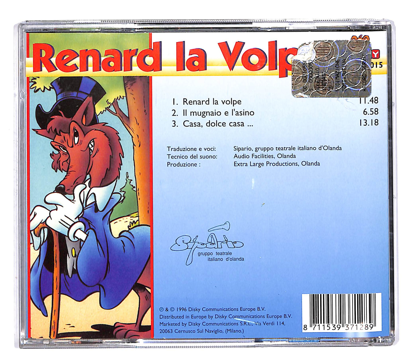 EBOND Variours - Renard la Volpe CD CD064311