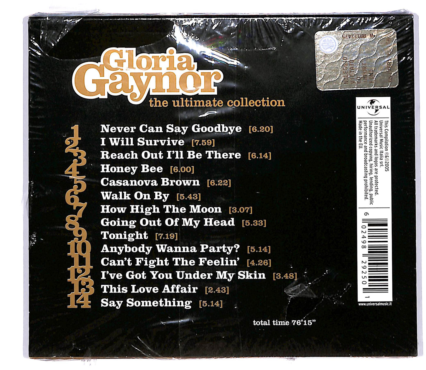 EBOND Gloria Gaynor - The Ultimate Collection CD CD064337