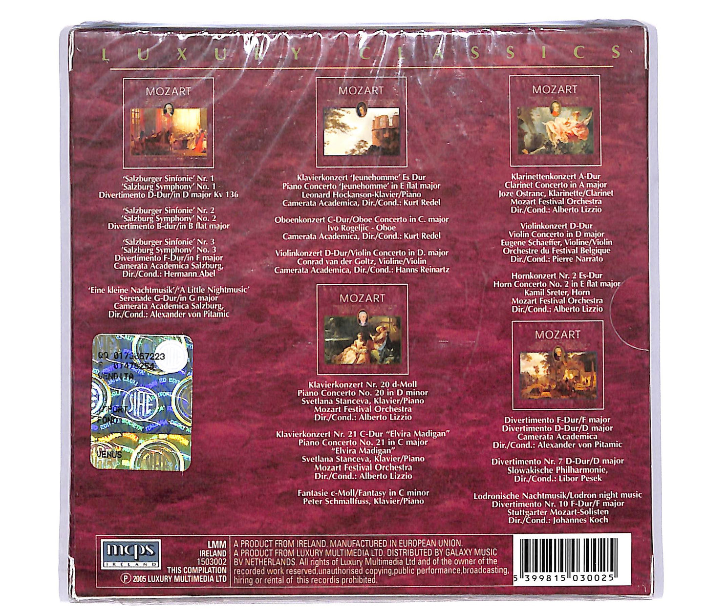EBOND The mozart collection - The mozart collection (5 dischi) CD CD064409