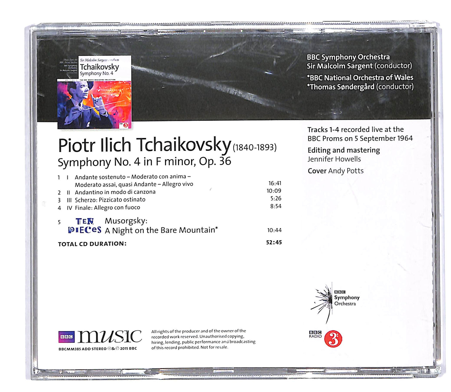 EBOND Tchaikovsky - Symphony No. 4 EDITORIALE CD CD064434