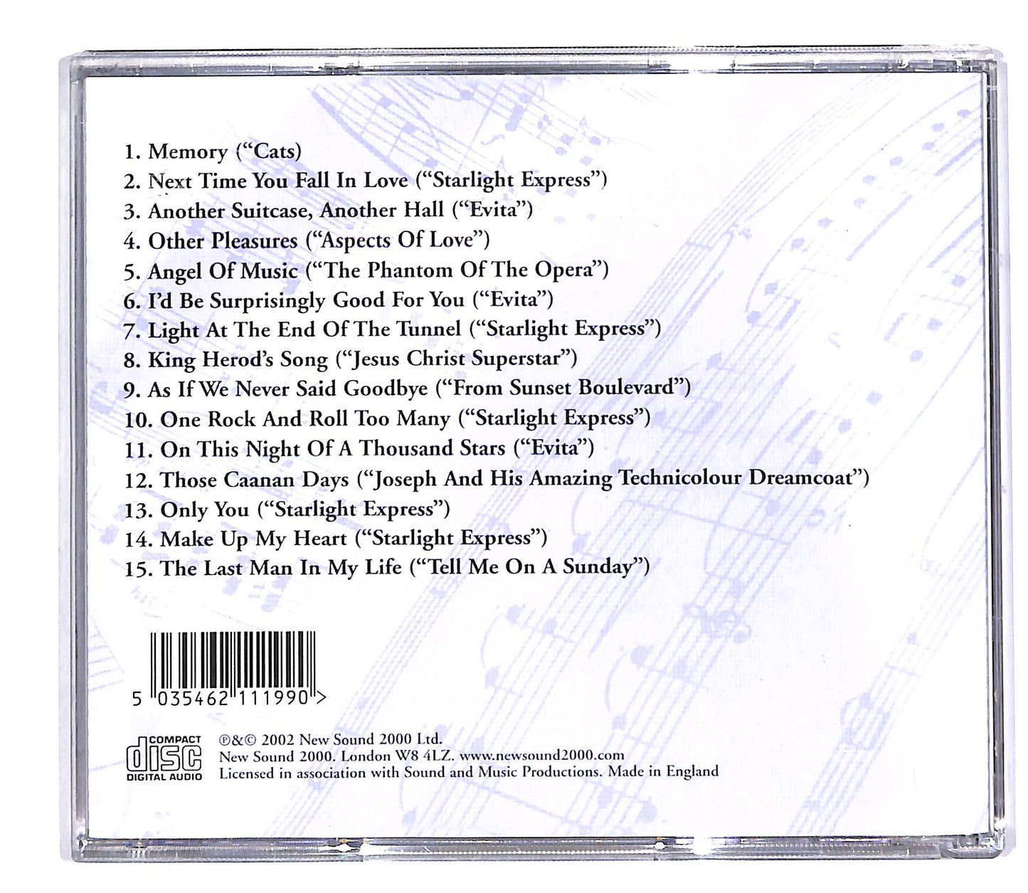 EBOND Andrew Lloyd Webber - Memories CD CD064505