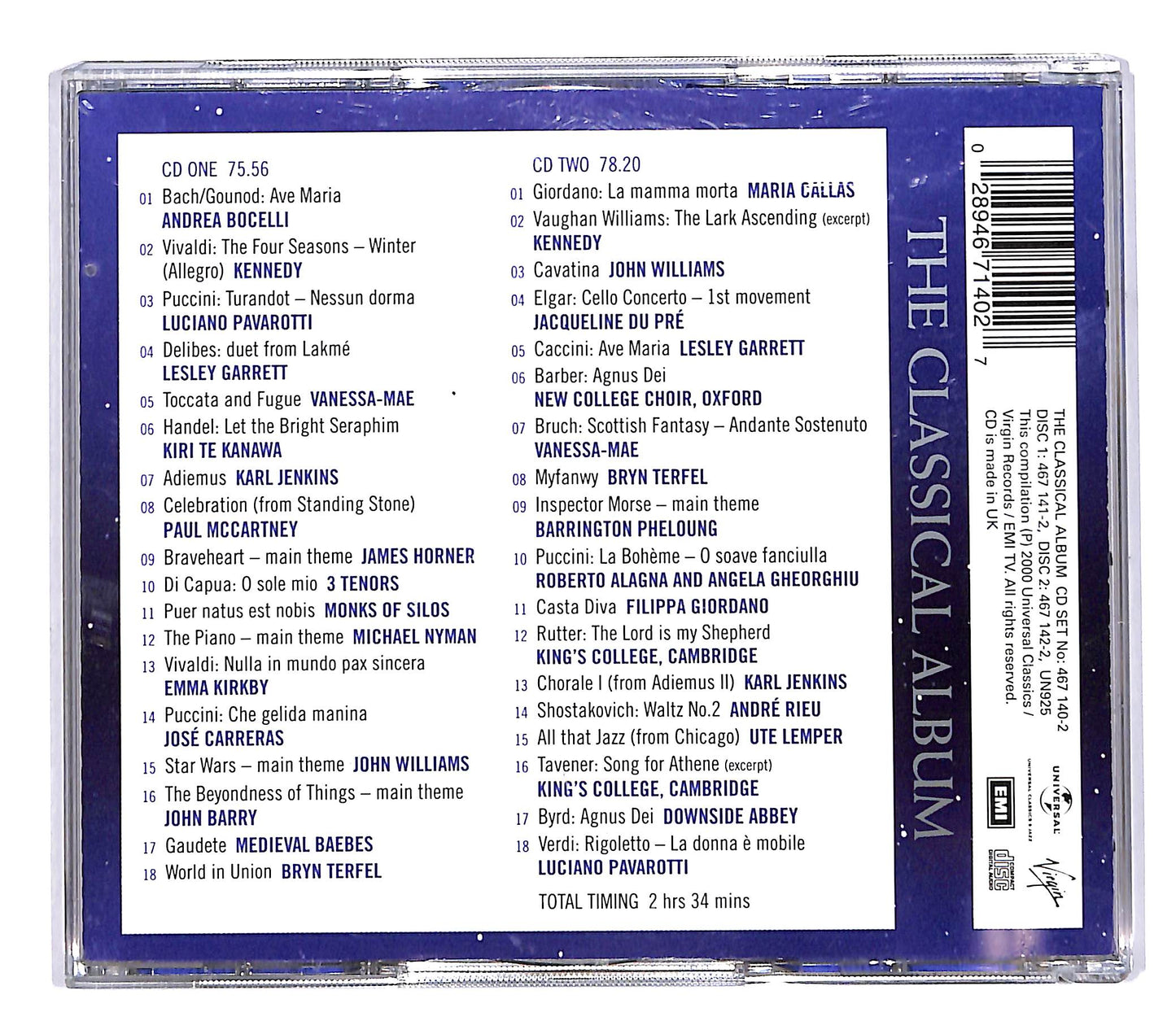 EBOND Various - The Classical Album (2 dischi) CD CD064506