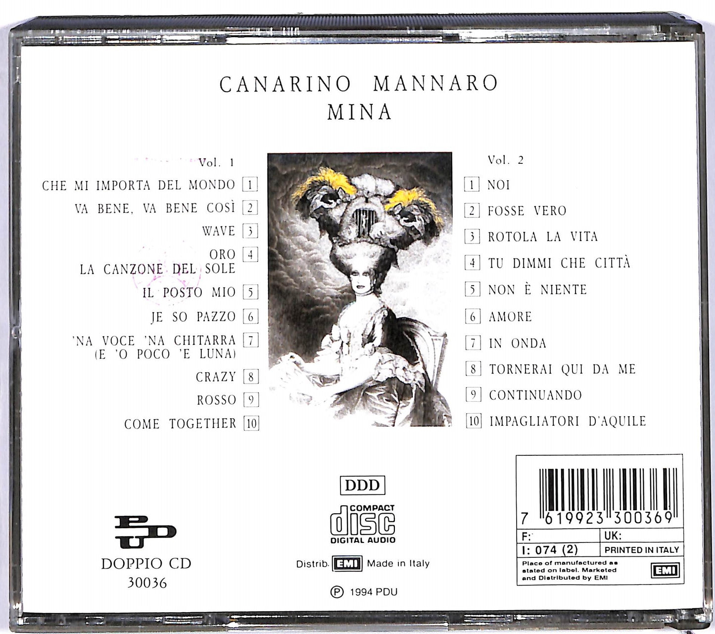 EBOND Mina - Canarino Mannaro Vol. 1 - 2 - Box CD CD064534