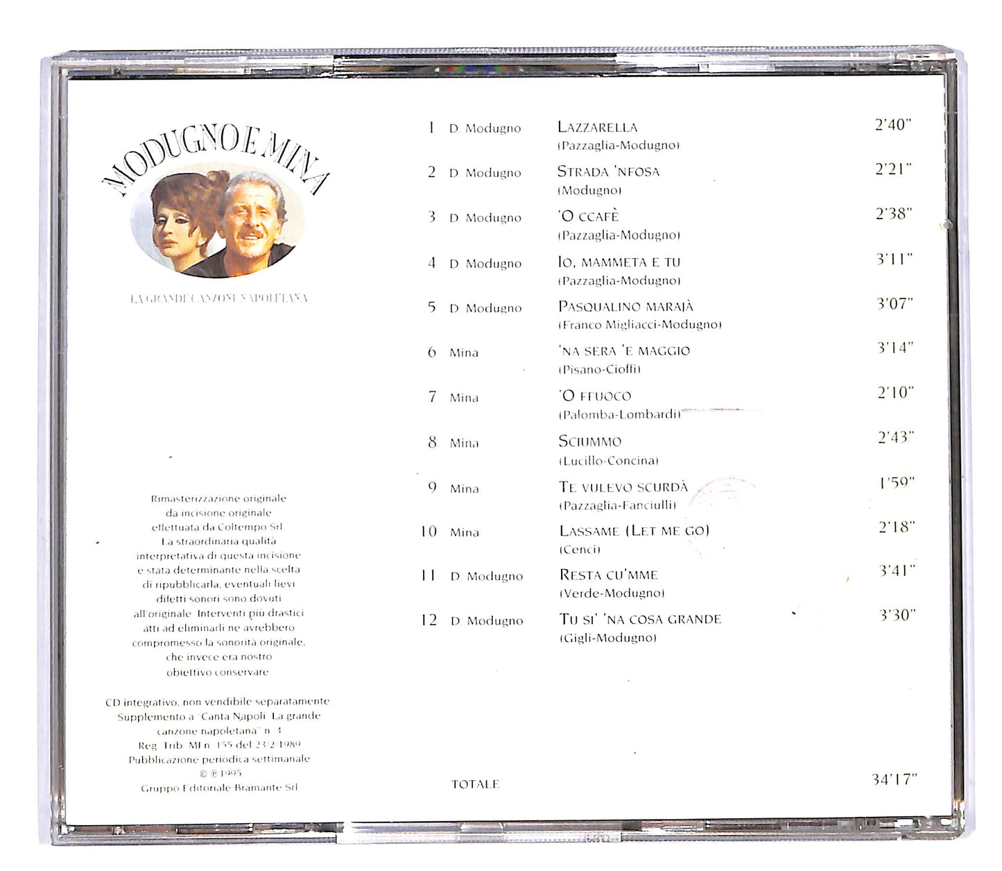 EBOND Modugno e Mina - La Grande Canzone Napoletana EDITORIALE CD CD064536