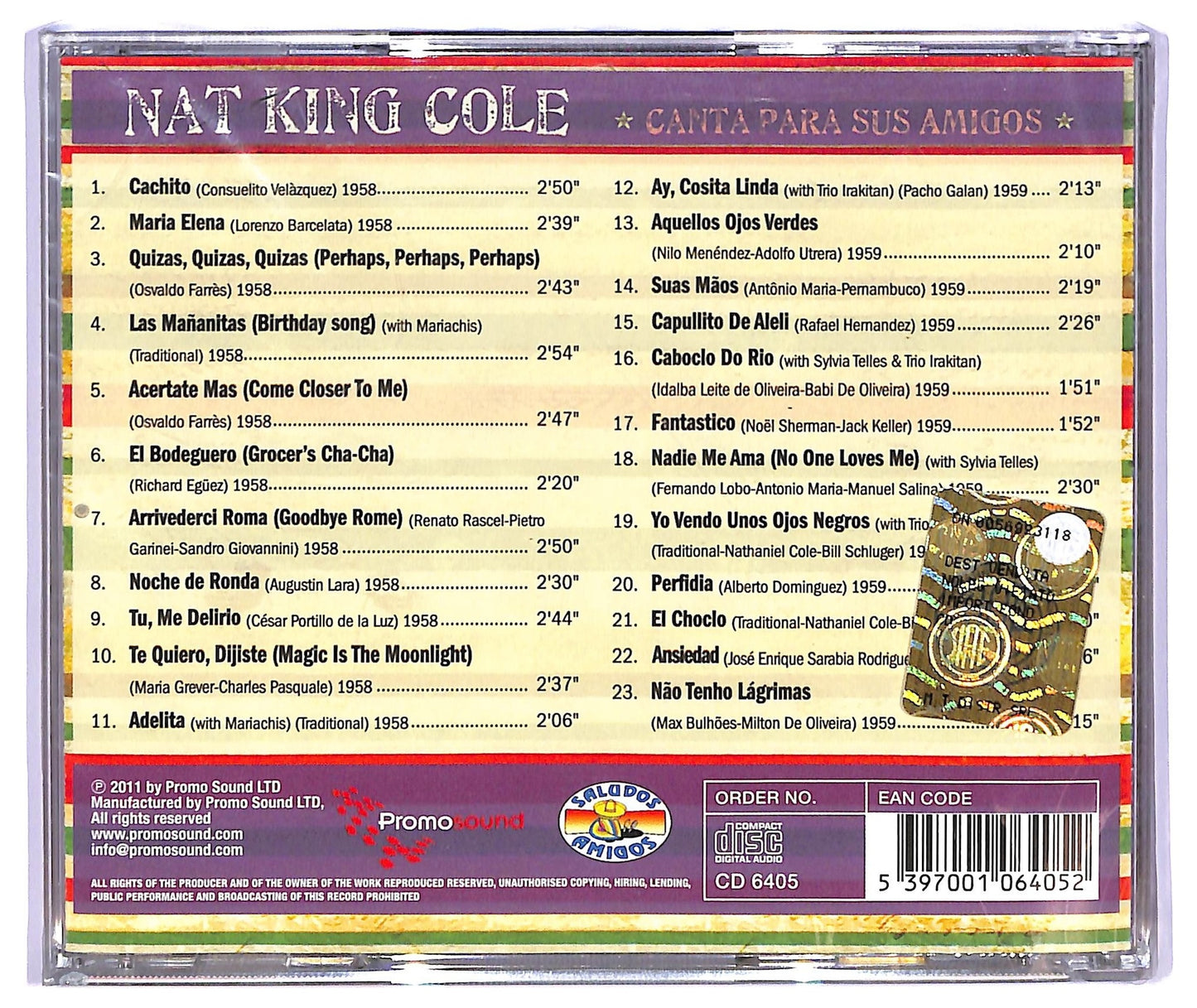 EBOND Nat King Cole - Canta Para Sus Amigos CD CD064813
