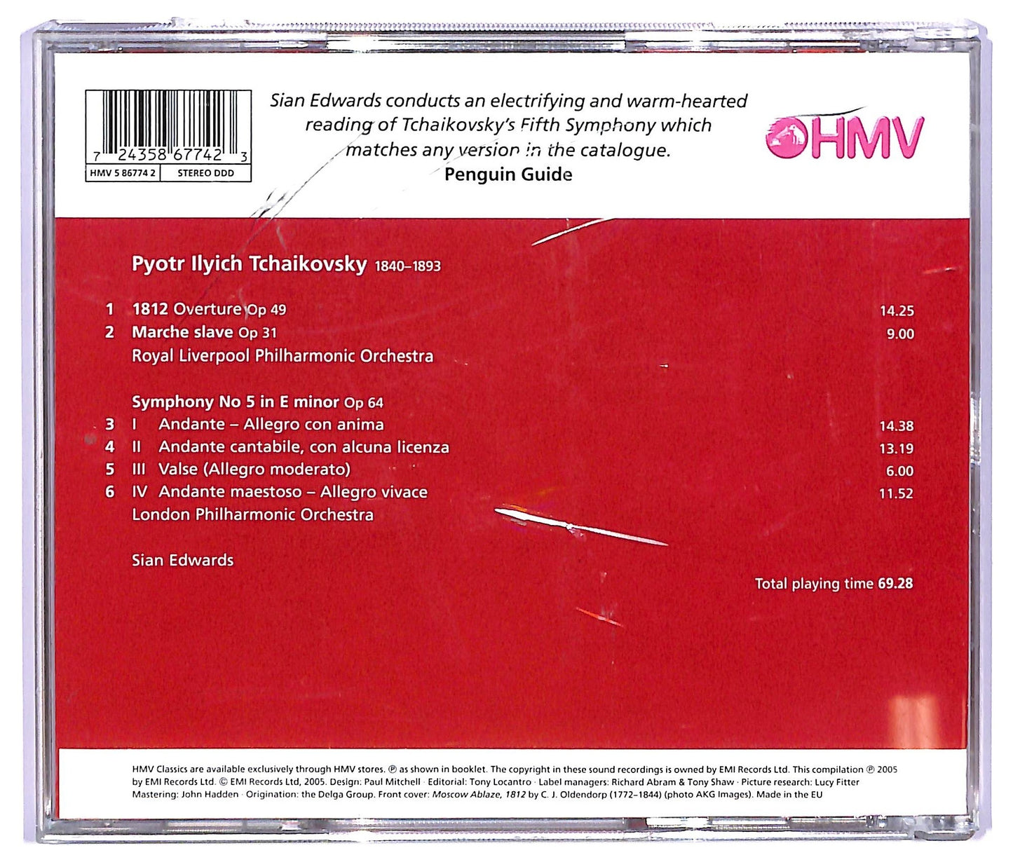 EBOND Tchaikovsky - 1812 overture symphony No.5 CD CD064821