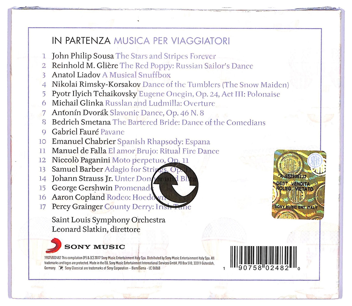 EBOND Saint Louis Symphony Orchestra In Partenza CD CD064831