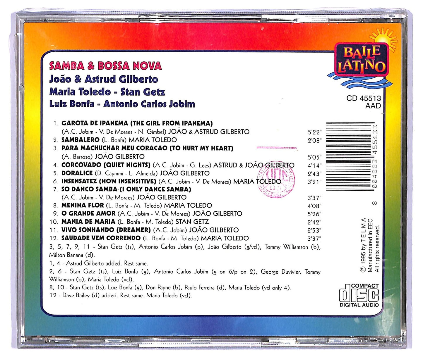 EBOND Various - Samba & Bossa Nova CD CD064864