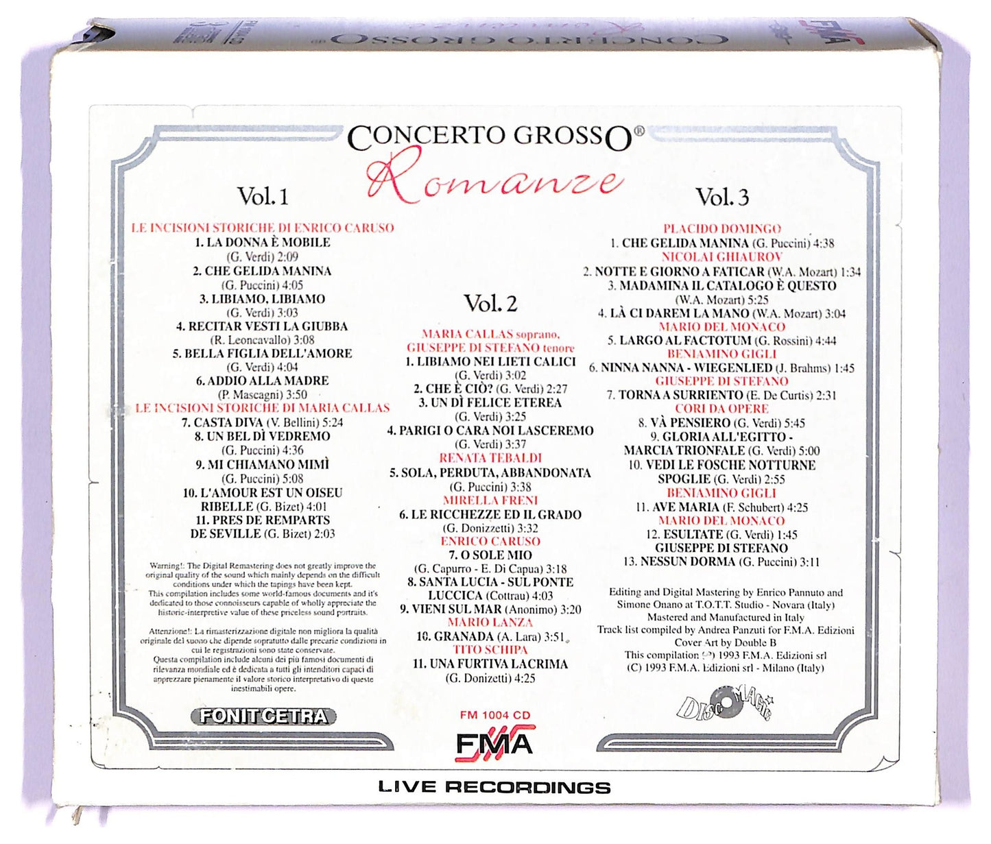 EBOND Various - Concerto Grosso Romanze CD CD065041