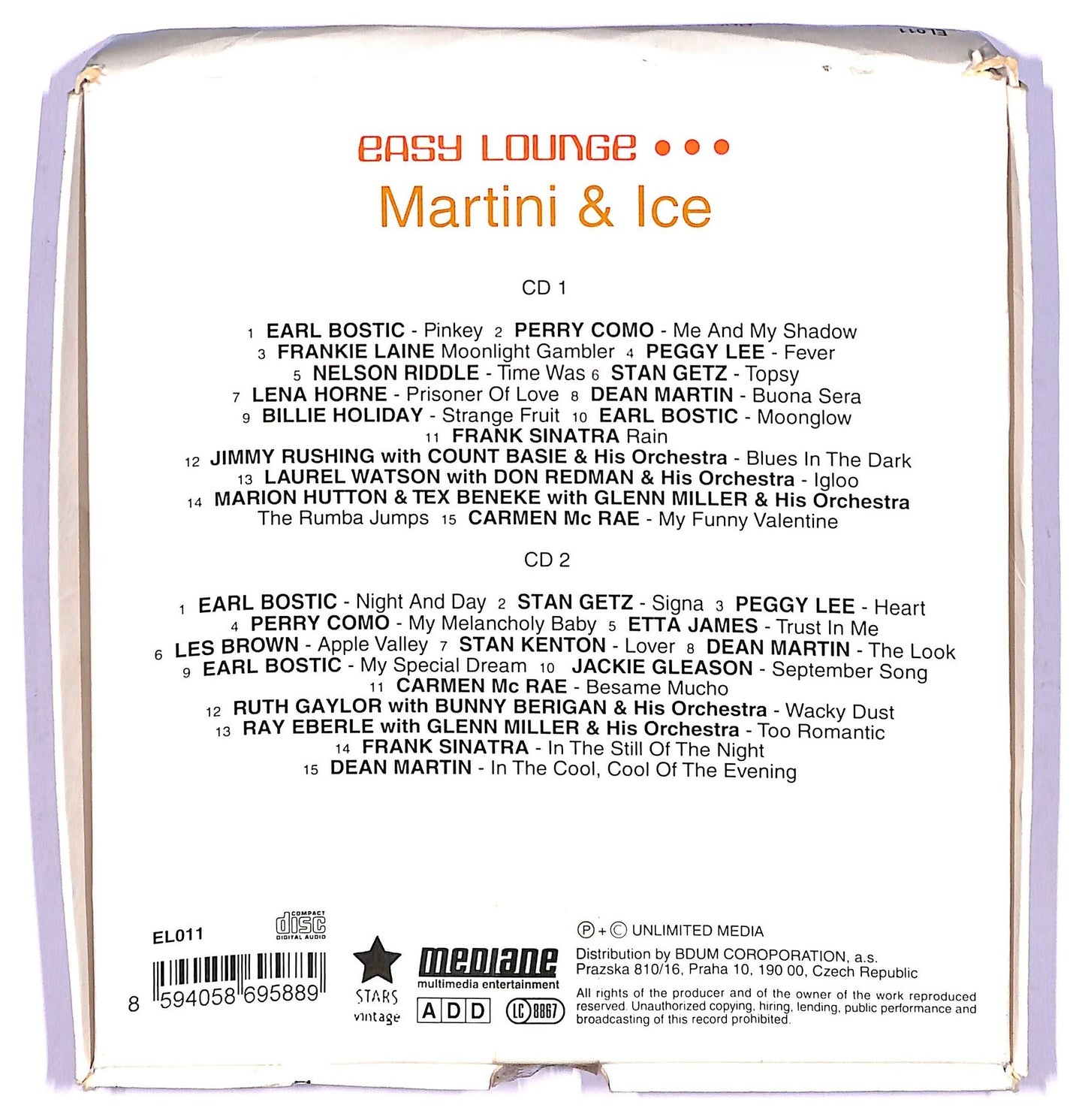 EBOND Various - Martini & Ice - Easy longe CD CD065213