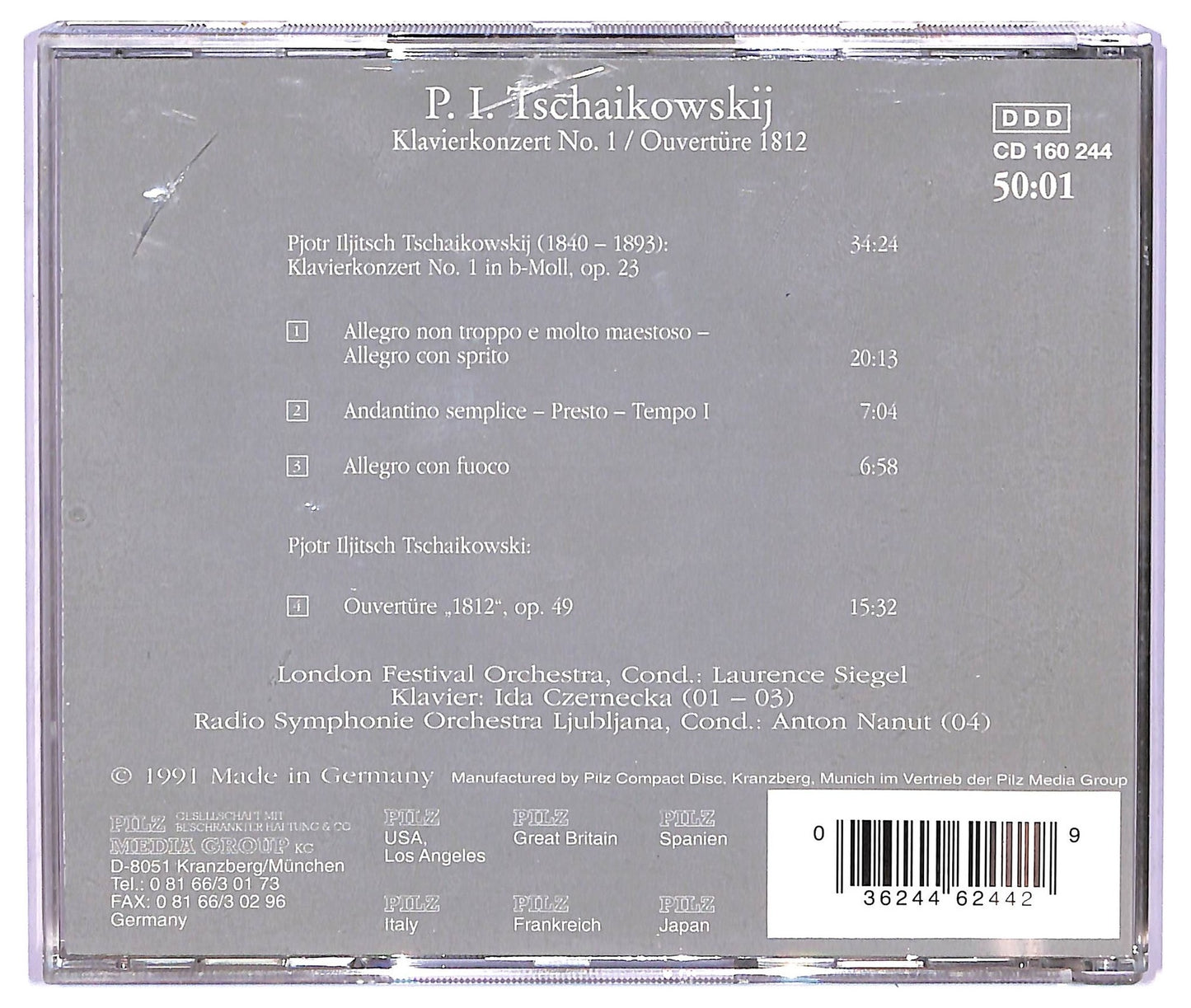 EBOND P.I. Tschaikowskij - Klavierkonzerte No. 1 CD CD065219