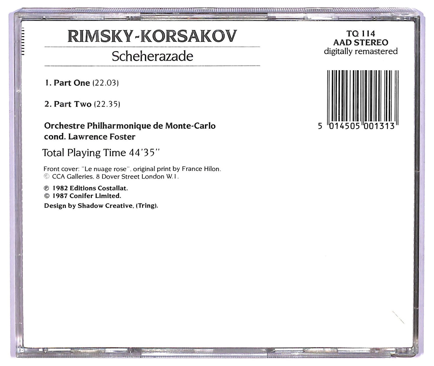 EBOND Lawrence Foster - Rimsky-Korsakov - Scheherazade CD CD065224