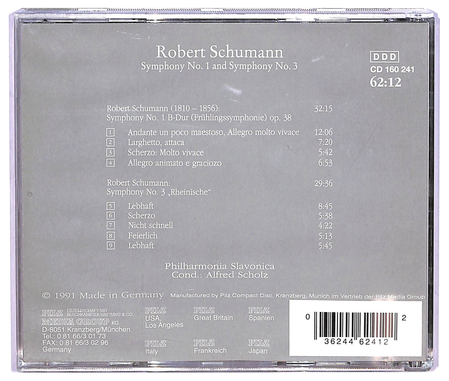 EBOND Robert Schumann - Symphonie No. 1, Symphonie No. 3 CD CD065237