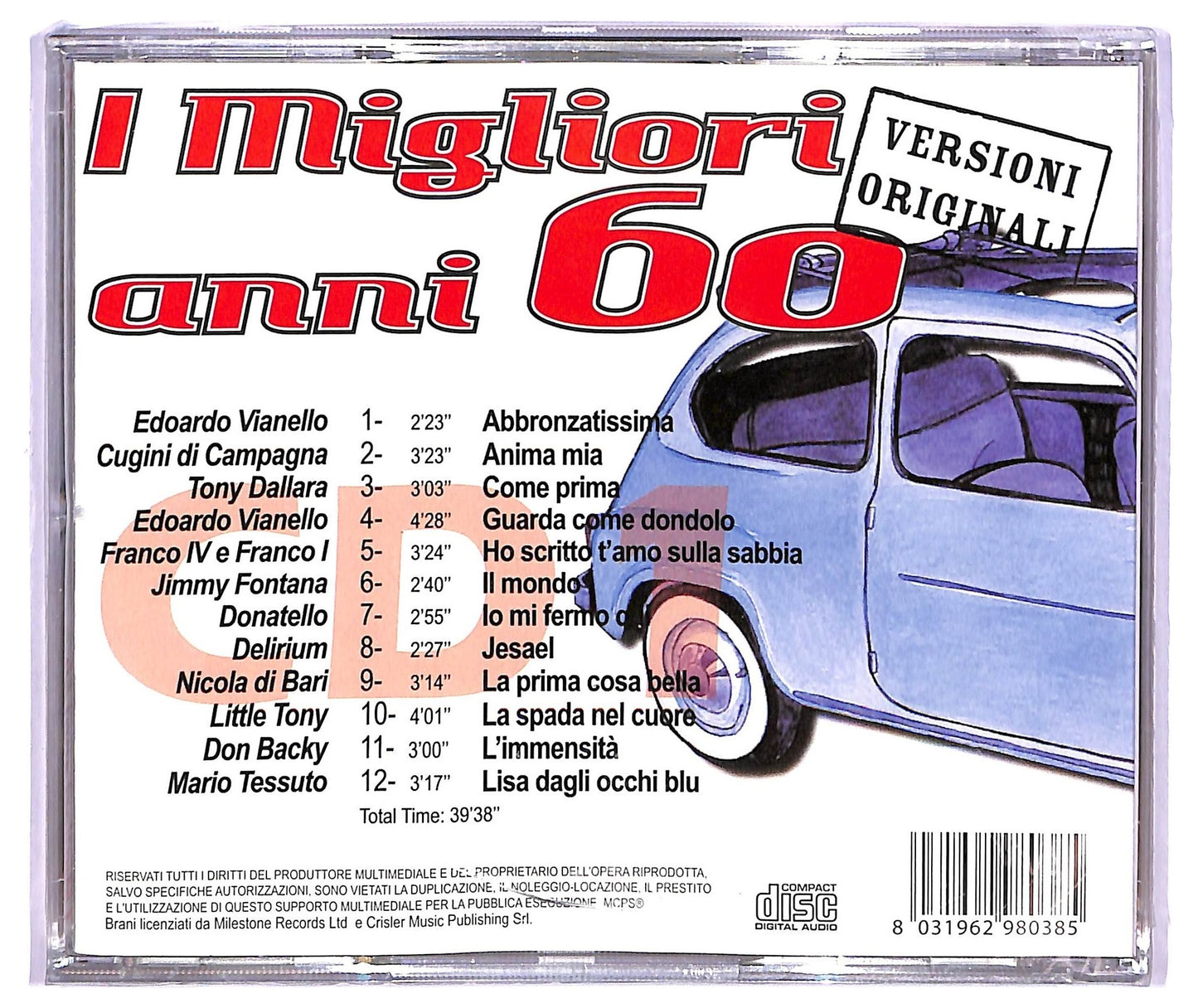 EBOND Various - i migliori anni 60 cd1 CD065409